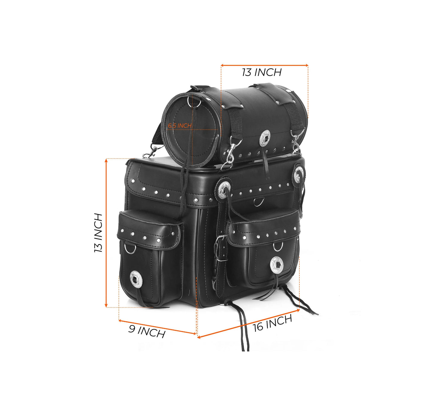 saddle bag black