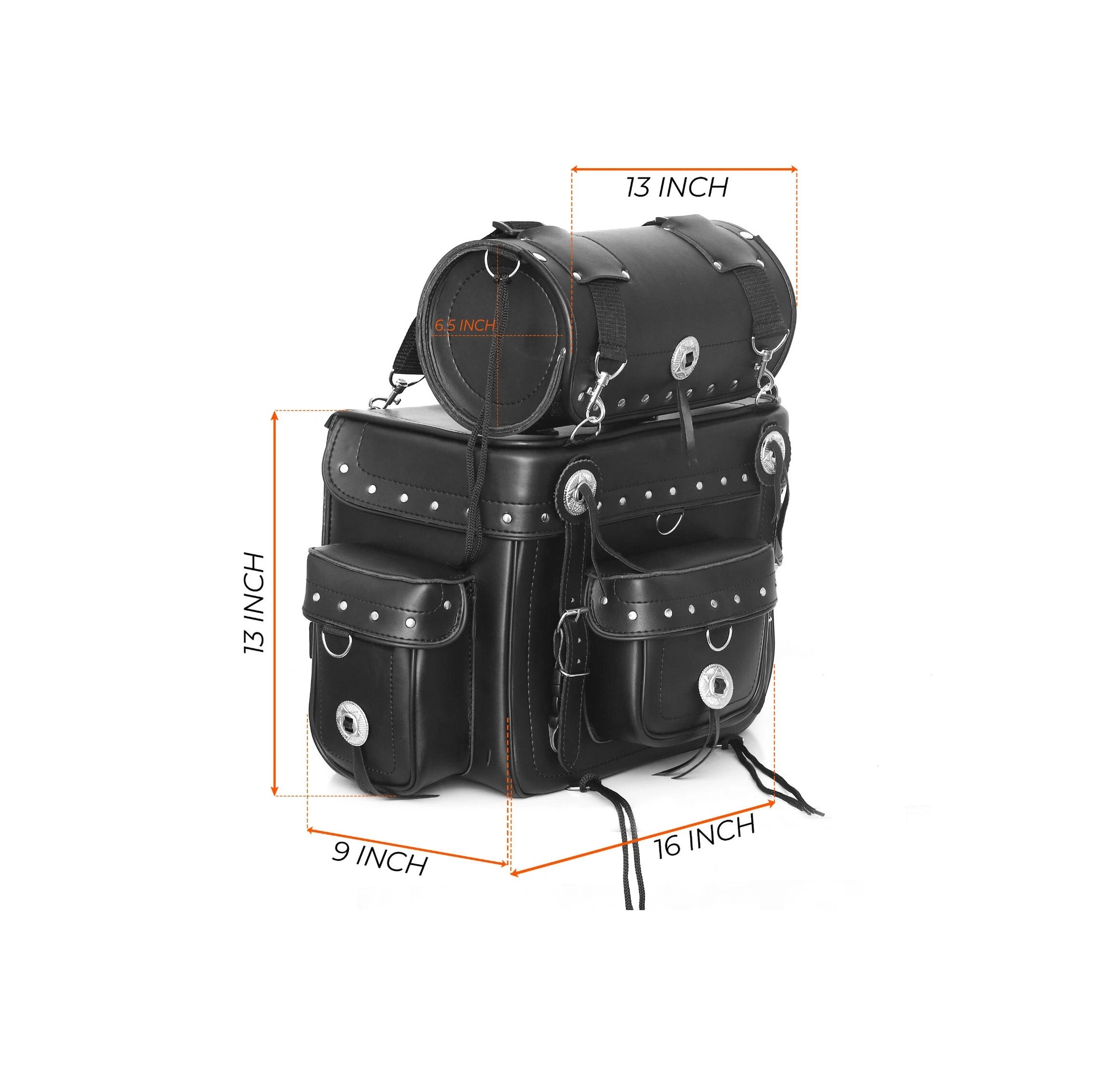 saddle bag black