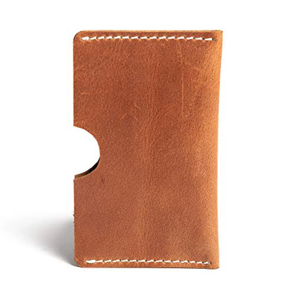 Slim Leather Card Holder | Full-Grain Buffalo