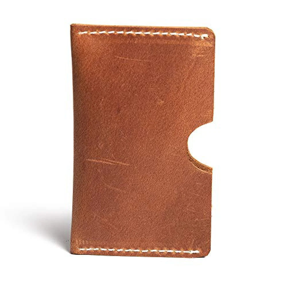 Slim Leather Card Holder | Full-Grain Buffalo