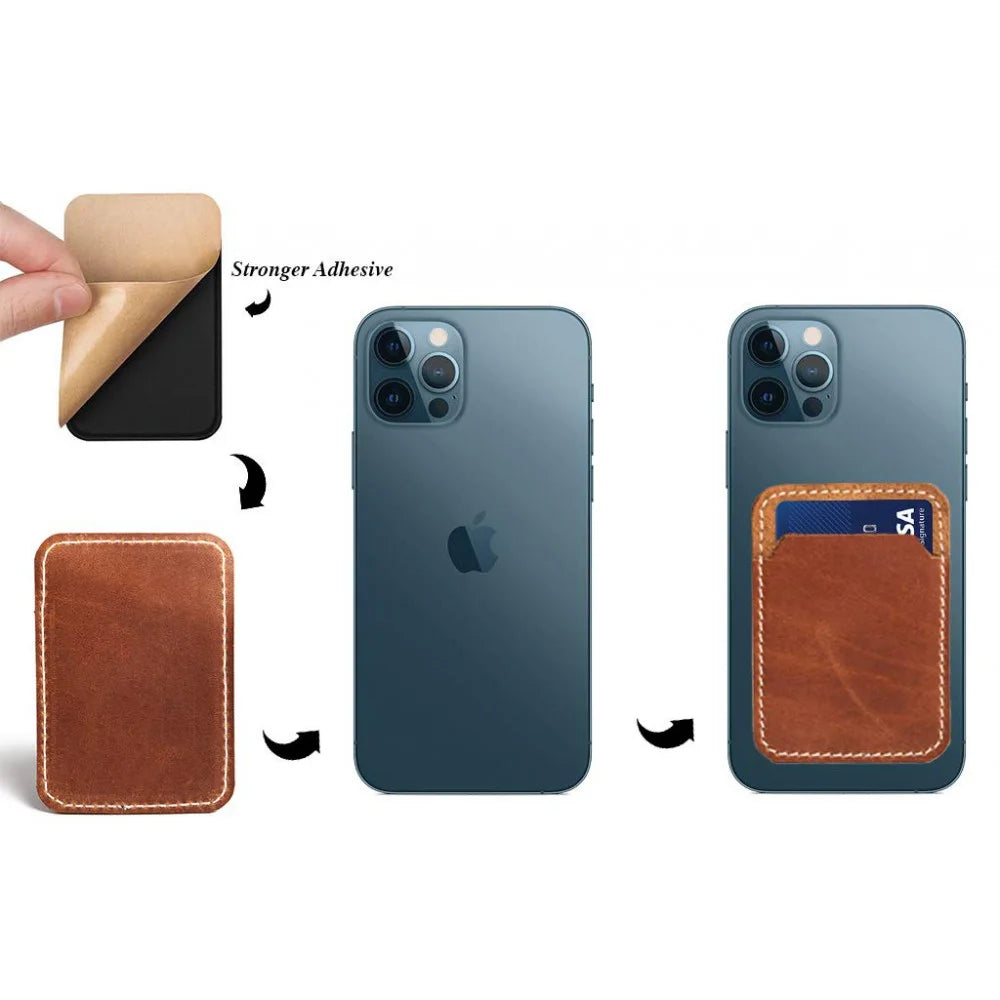 Leather Phone Card Wallet | Stick-On | Like Leather
