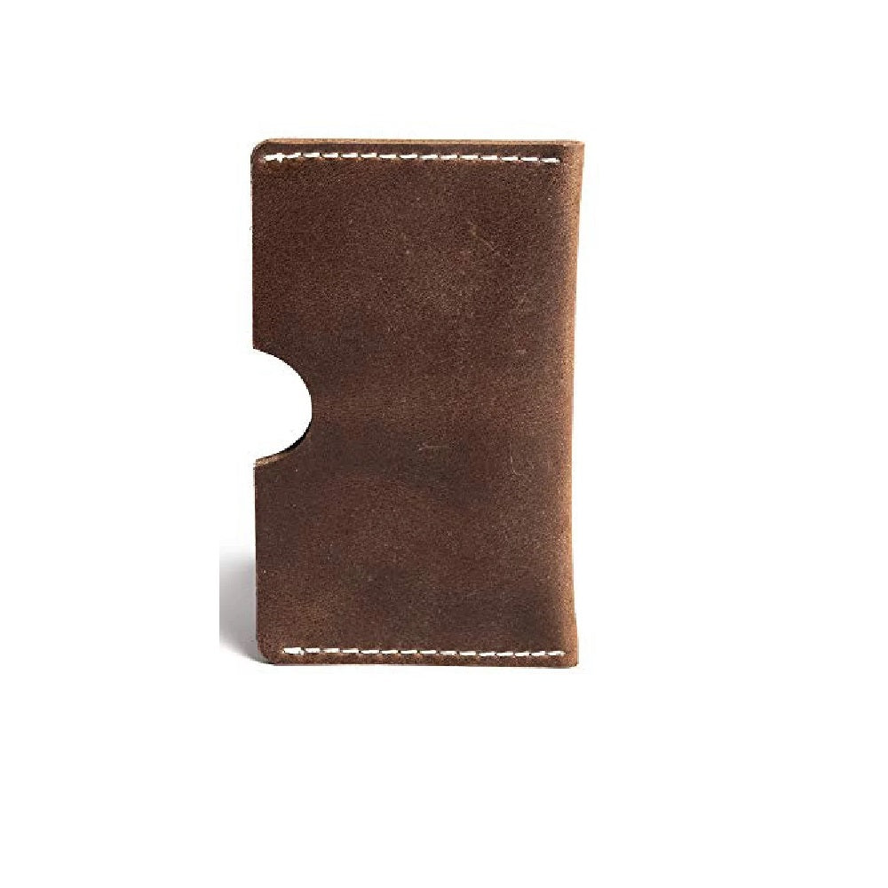 Slim Leather Card Holder | Full-Grain Buffalo