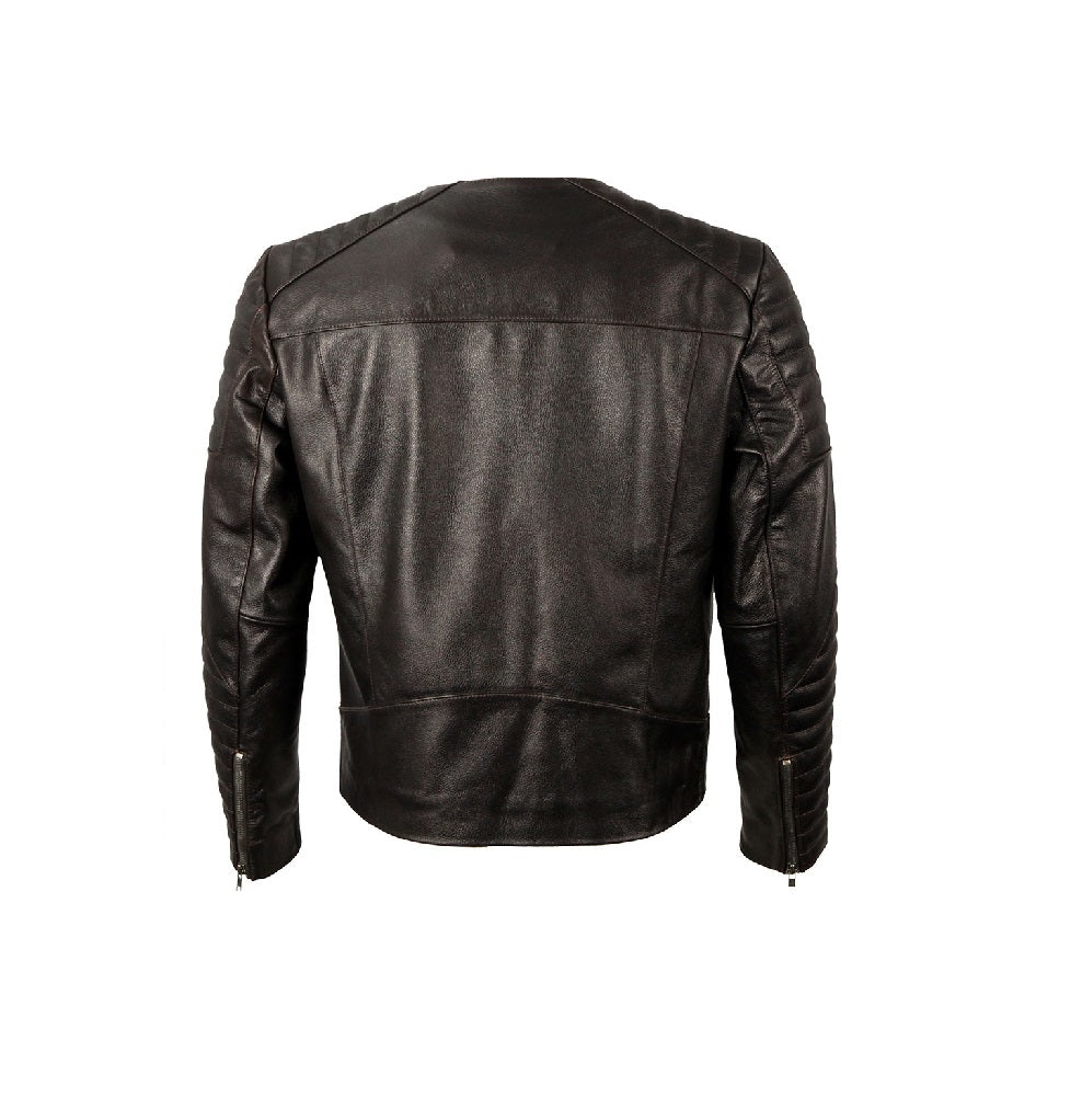 Black leather jacket
