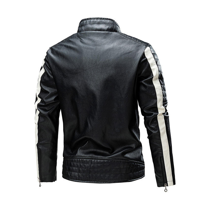 Men's Genuine Leather Biker Jacket