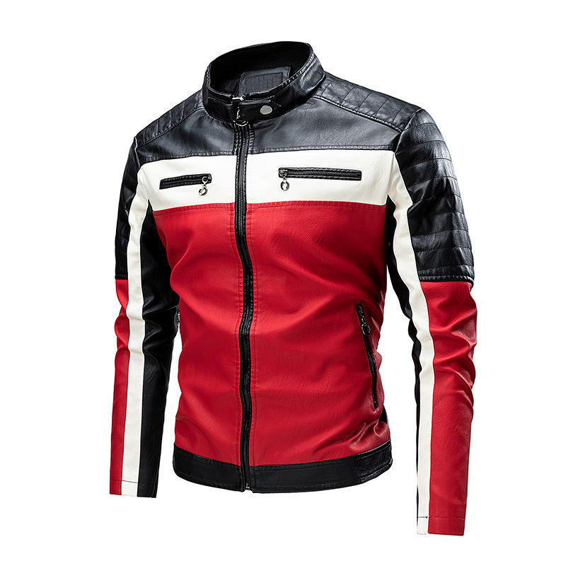 Men's Genuine Leather Biker Jacket