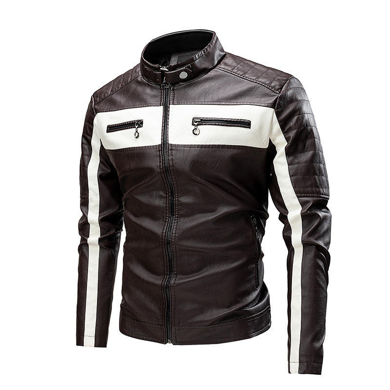 Men's Genuine Leather Biker Jacket