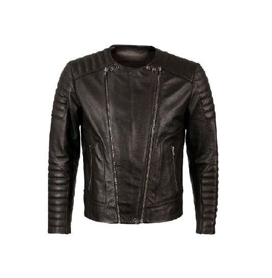 Black leather jacket